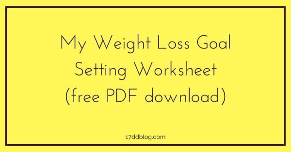 10 Day Diet Cycle 1 Beginner's Board: My Weight Loss Goal Setting ...