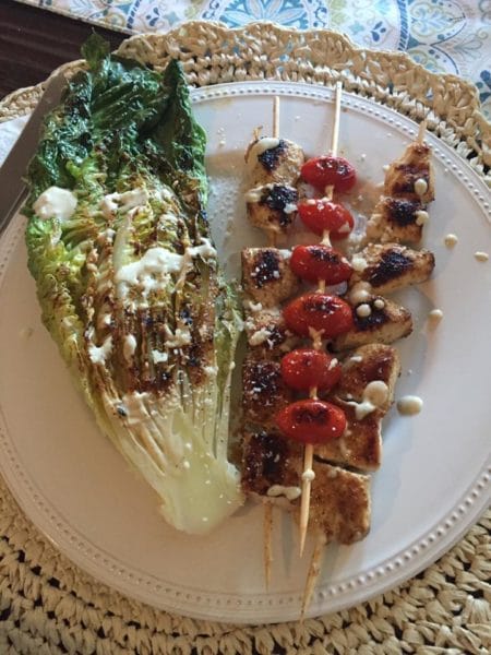 Chicken Caesar Kebabs perfect for all cycles of the 17 Day Diet (and beyond!)