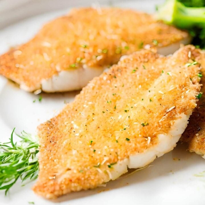 Broiled Tilapia with Parmesan is a perfectly low fat meal for the 17 Day Diet