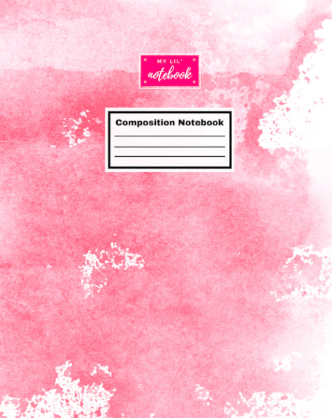 Composition Notebook for Students - Water Color