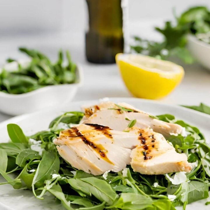 You can use your favorite lettuce if you're not a fan of arugula